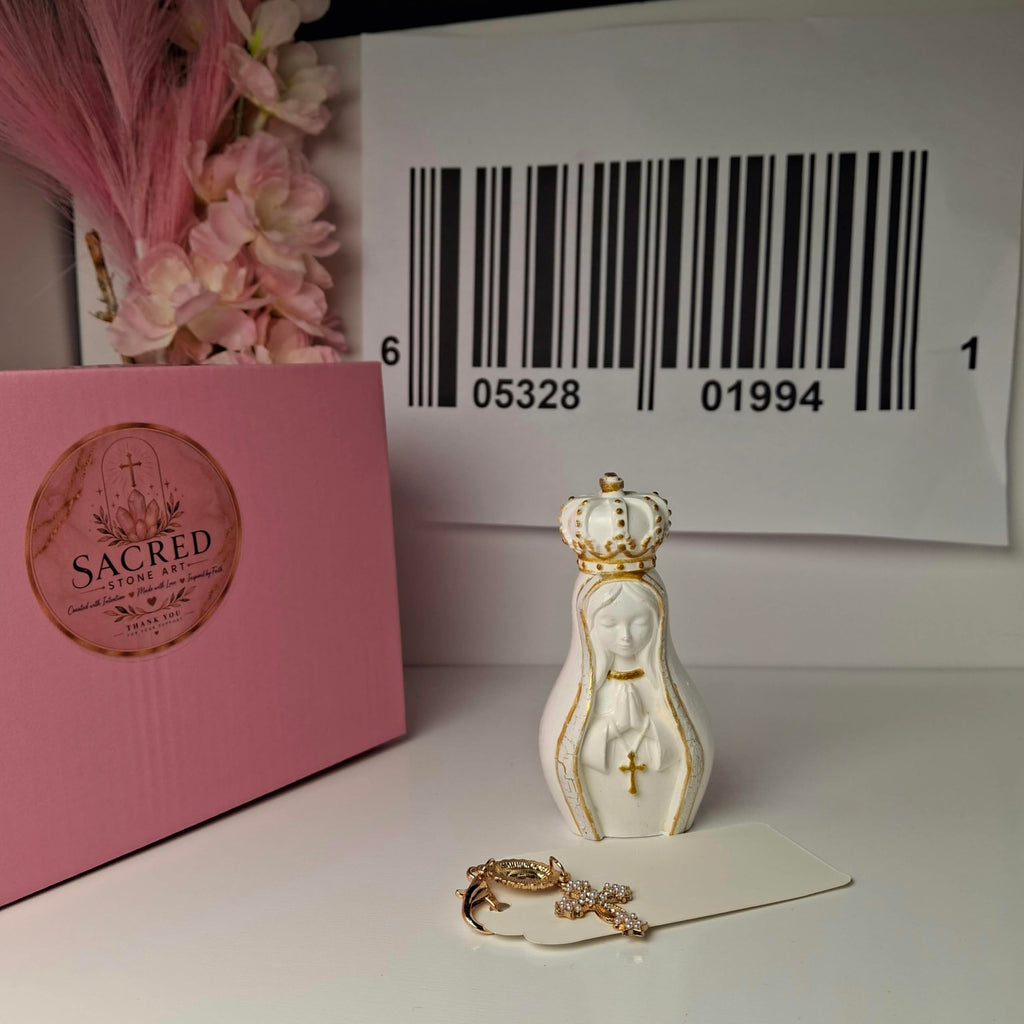 SACRED STONE ART Miniature Our Lady of Fatima