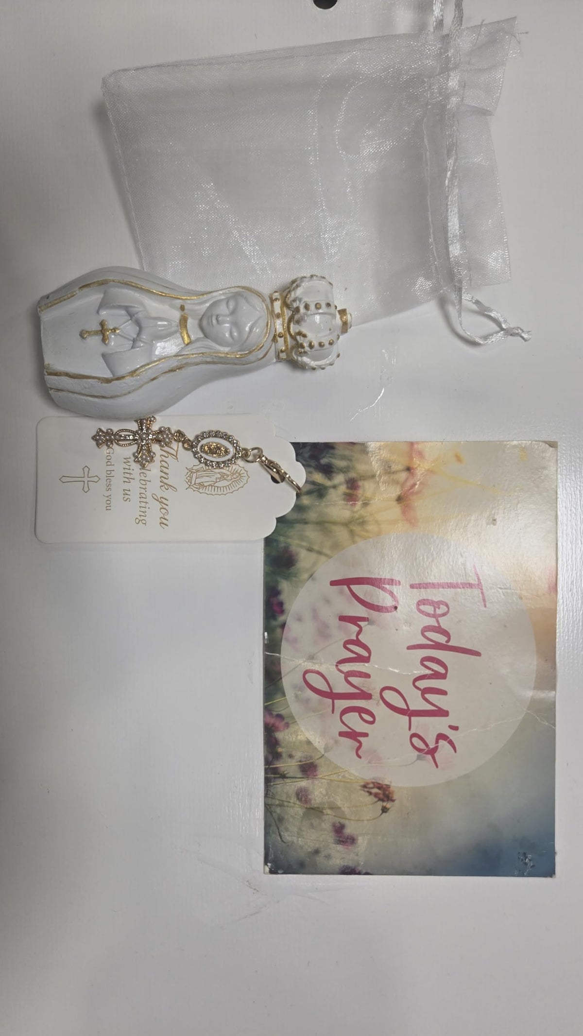 SACRED STONE ART Miniature Our Lady of Fatima