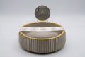 Sacred Stone Art Handmade Concrete large Bowl with Gold Foil Accents