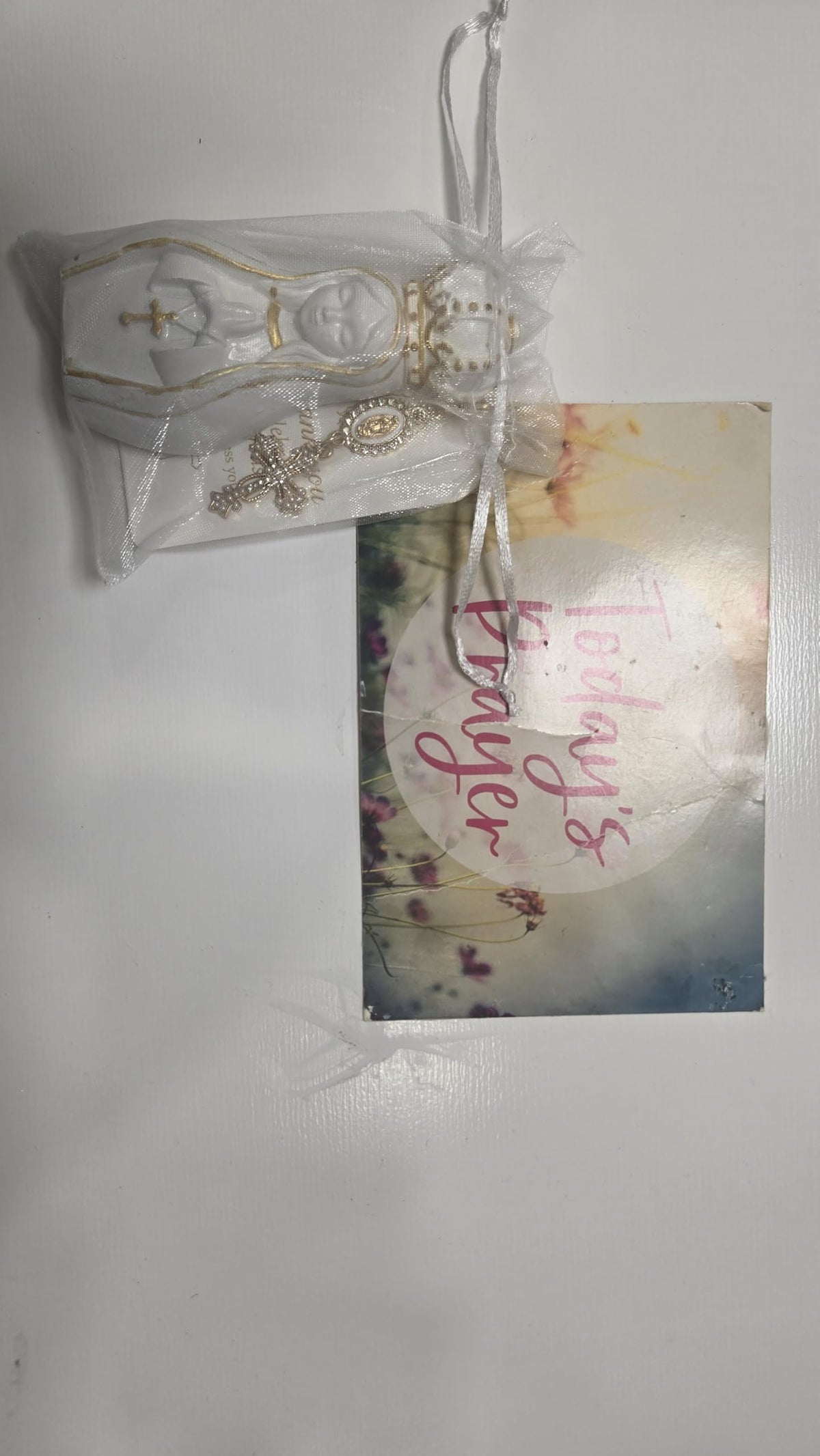 SACRED STONE ART Miniature Our Lady of Fatima