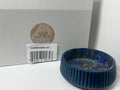 Sacred Stone Art Handmade Concrete small Bowl Blue Van Gogh Design