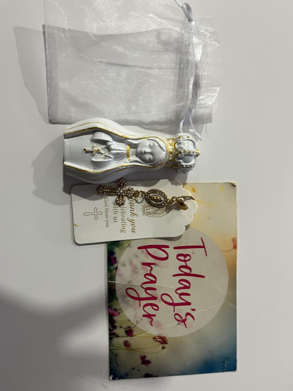 SACRED STONE ART Miniature Our Lady of Fatima