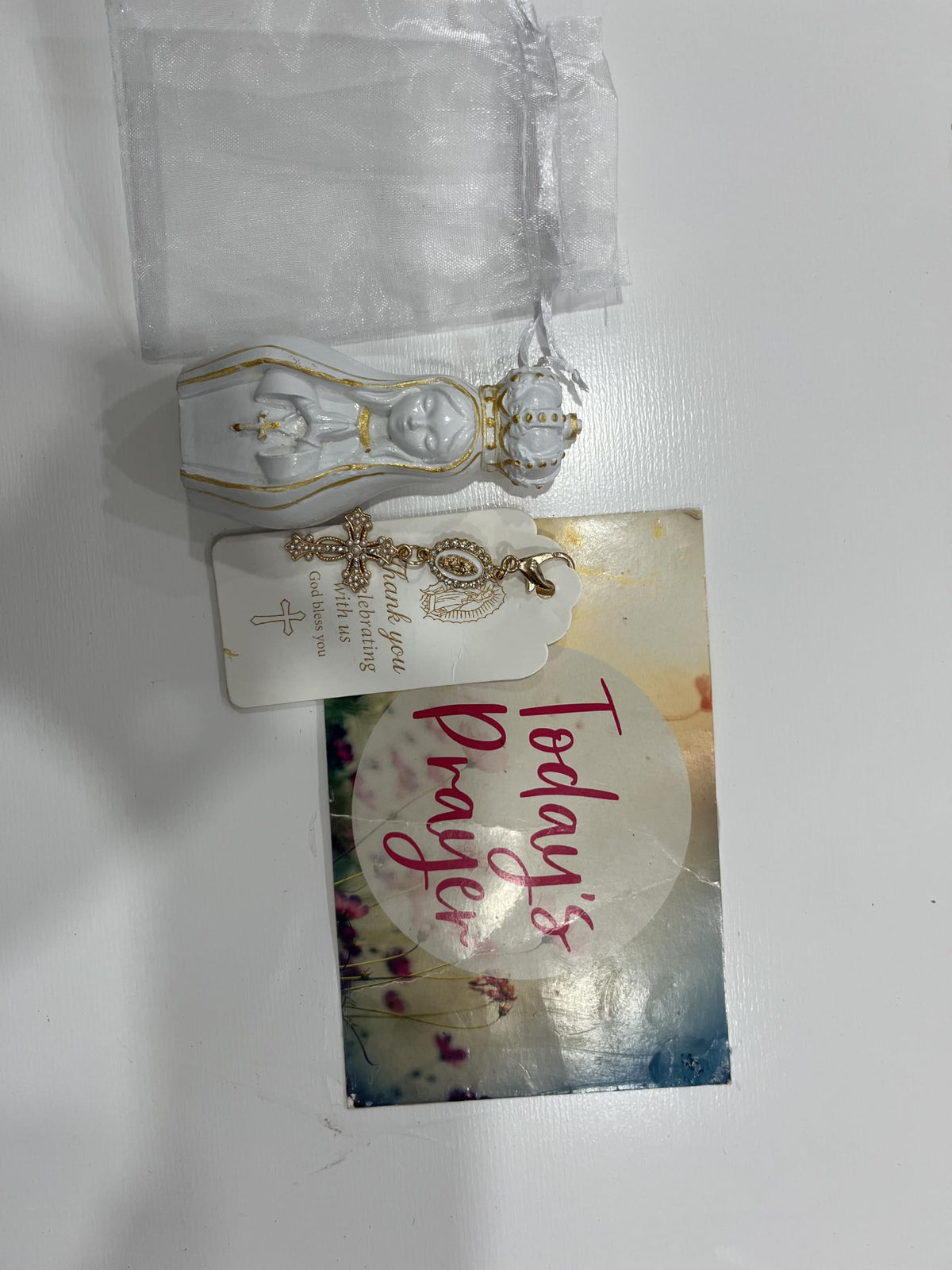 SACRED STONE ART Miniature Our Lady of Fatima